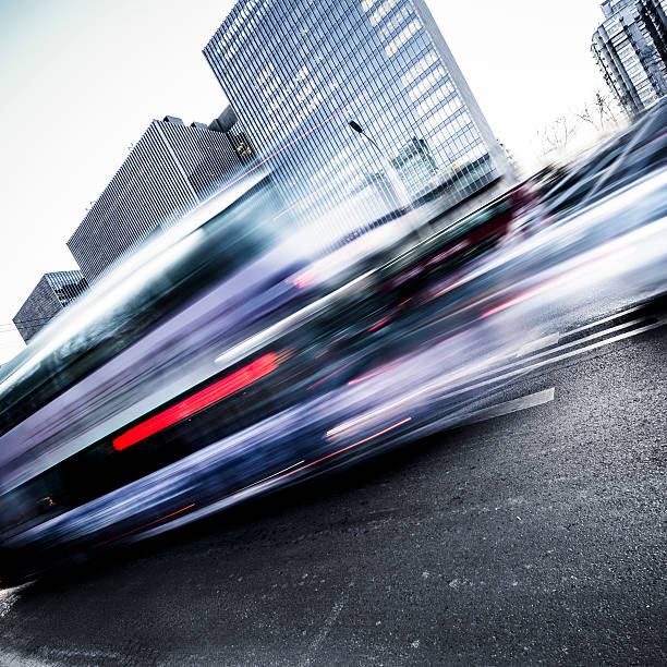 istock Traffic trough Business District 181084908