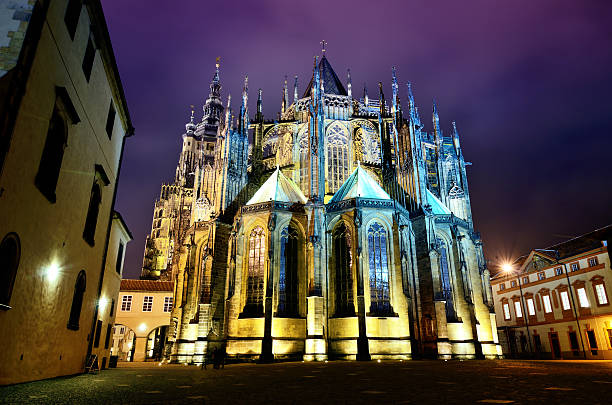 istock St. Vitus cathedral in night 181085077