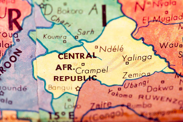 Travel The Globe Series - Central African Republic stock photo