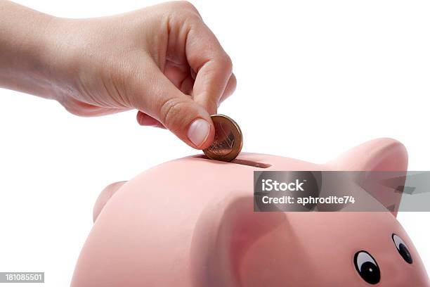 Foto de Piggy Bank e mais fotos de stock de Moeda de Um Cent - Moeda de Um Cent, Resgate, Cofre para moedas