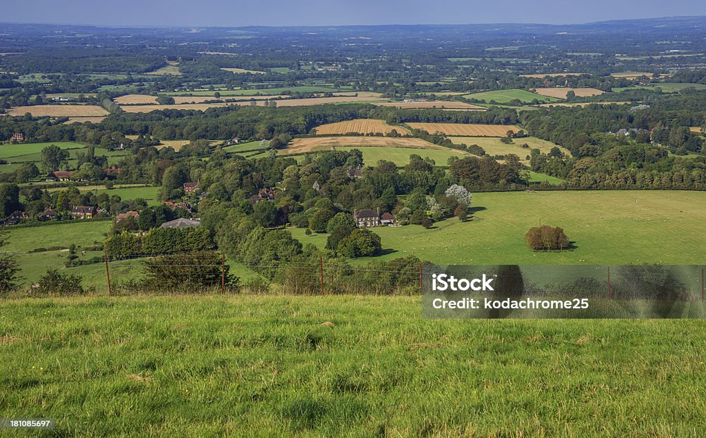 south downs - Foto stock royalty-free di Agricoltura