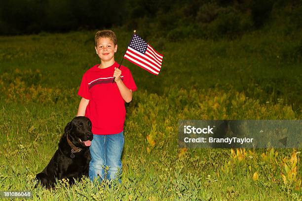 Orgoglio Americano - Fotografie stock e altre immagini di 4 Luglio - 4 Luglio, Animale, Bambino