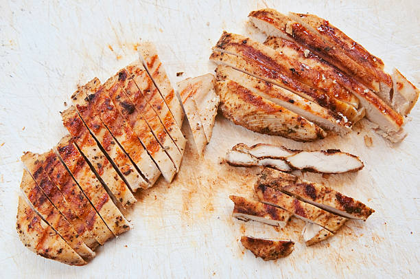 istock Sliced Grilled Chicken Breasts 181086326