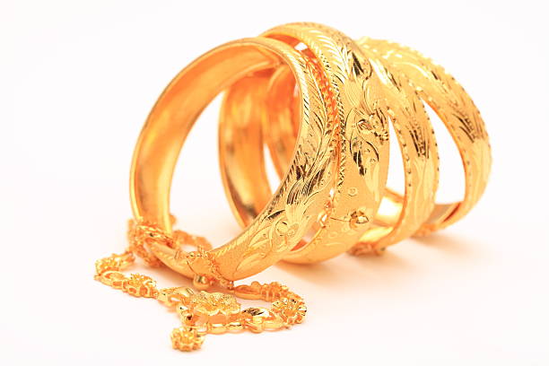 Gold handcraft in Souk of Dubai.
