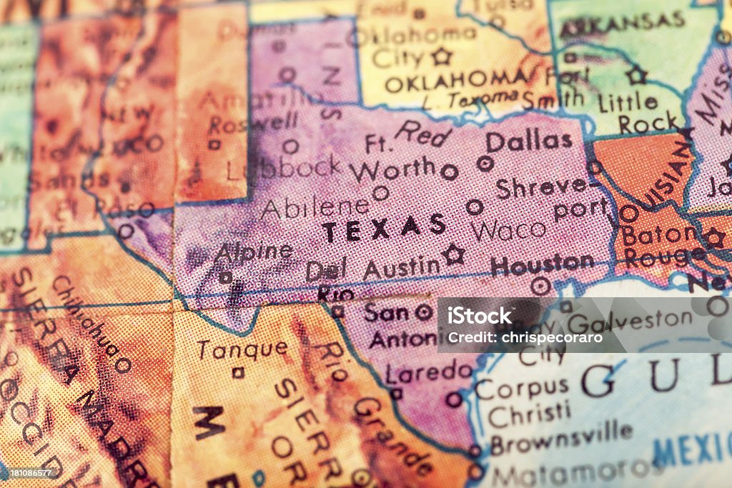 Viajar o mundo-série-Texas - Royalty-free Texas Foto de stock