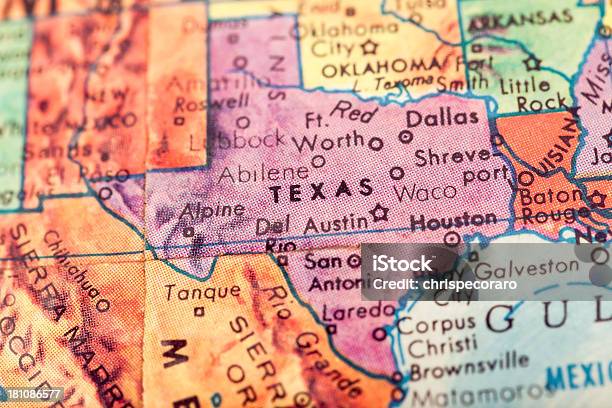 Viajar O Mundosérietexas - Fotografias de stock e mais imagens de Texas - Texas, Mapa, Dallas