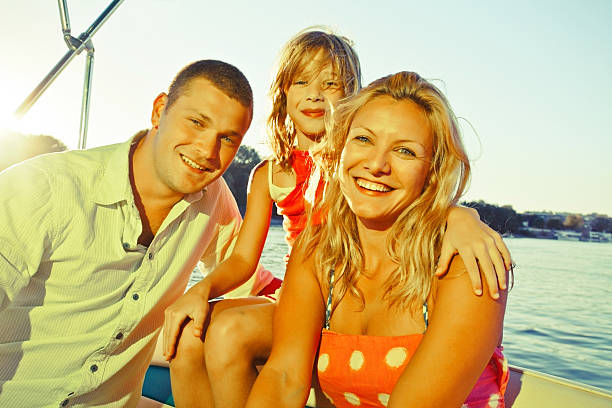 istock Family on the boat. 181086617
