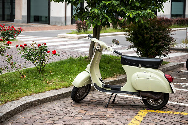 istock Scooter parked in Italy 181086817