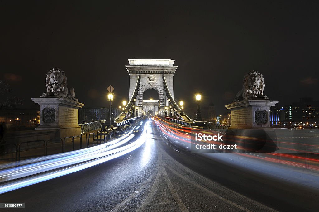 Luz da noite em Budapeste - Royalty-free Acender Foto de stock