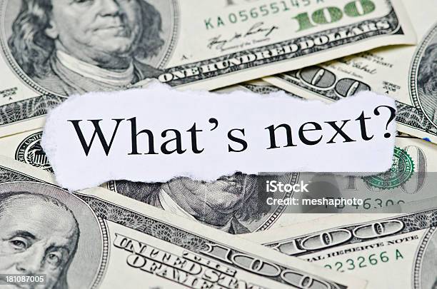 Talking Money Whats Next Stock Photo - Download Image Now - American One Hundred Dollar Bill, Bank Account, Banking