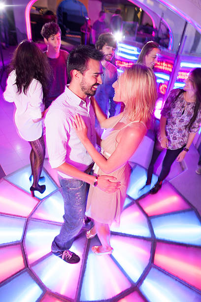 istock Young couple on a dance floor 181087254