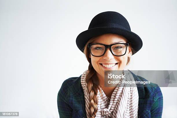 Young Trendy And Confident Stock Photo - Download Image Now - Eyeglasses, Hipster Culture, Women