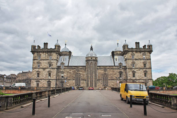 Edinburgh, Scotland, UK - 6 Aug 2013: The castle in Edinburgh, Scotland