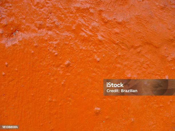 Абстрактный Оранжевый Живопись — стоковые фотографии и другие картинки Абстрактный - Абстрактный, Бетон, Горизонтальный