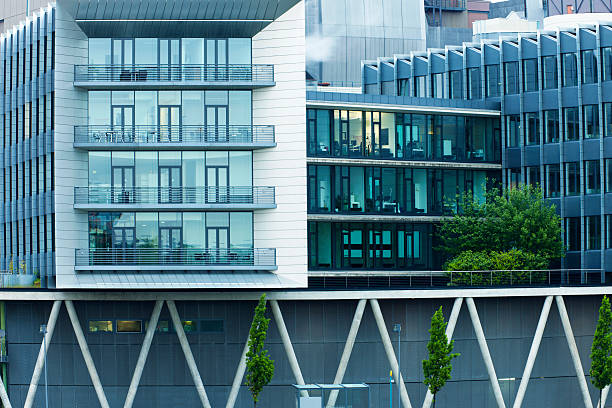 modern office buildings in Frankfurt am Main, Germany,