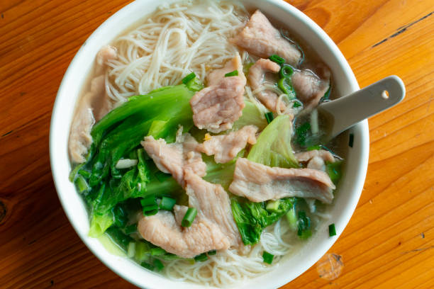 istock top view rice noodles with pork and cabbage at horizontal composition 1810891053