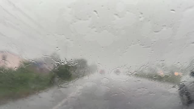 Driving Car in The Rain