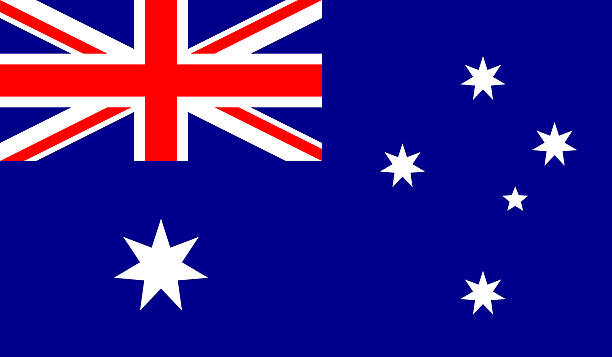 bandera australia - australia national flag fotografías e imágenes de stock