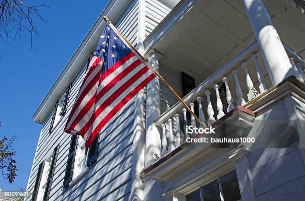 Charleston South Carolina Stock Photo - Download Image Now - American Culture, American Flag, Apartment