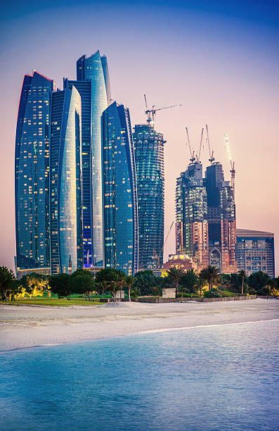 istock Abu Dhabi Skyscrapers and Construction site 181092519