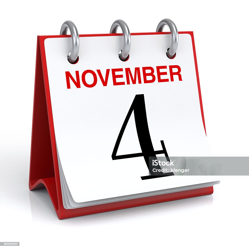 Noviembre de calendario - Foto de stock de Acurrucado libre de derechos