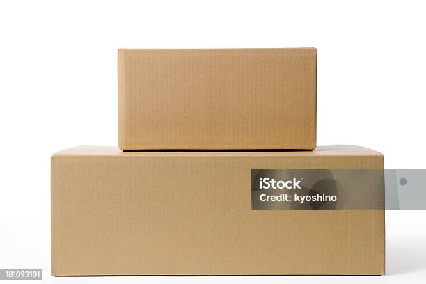 絶縁ショットのスタックドブランク白い背景に段ボール箱 - 積み重なるのストックフォトや画像を多数ご用意 - 積み重なる, 段ボール箱, 箱