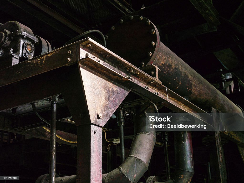 Geschlossene Pipe Zollverein Alter Schwerindustrie-Detailarbeit - Lizenzfrei Zeche Zollverein Stock-Foto