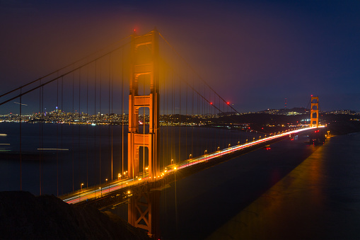 The famous Golden Gate Bridge, San Francisco, California, USA