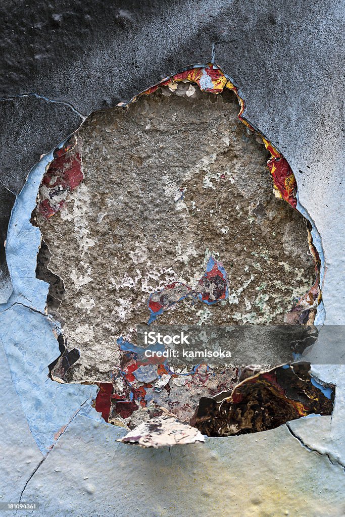 Треснувший Окрашенные ст�ены - Стоковые фото Абстрактный роялти-фри