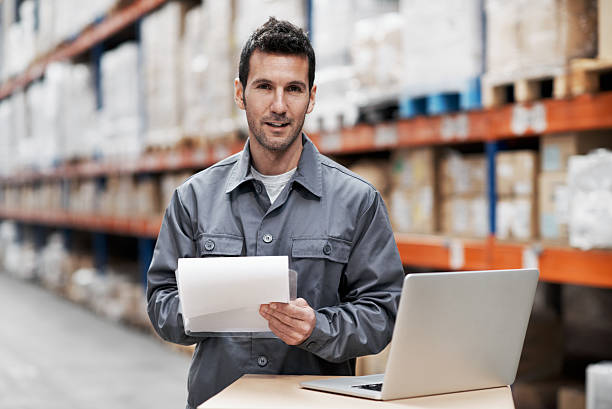 istock Checking where the stock needs to go 181094858