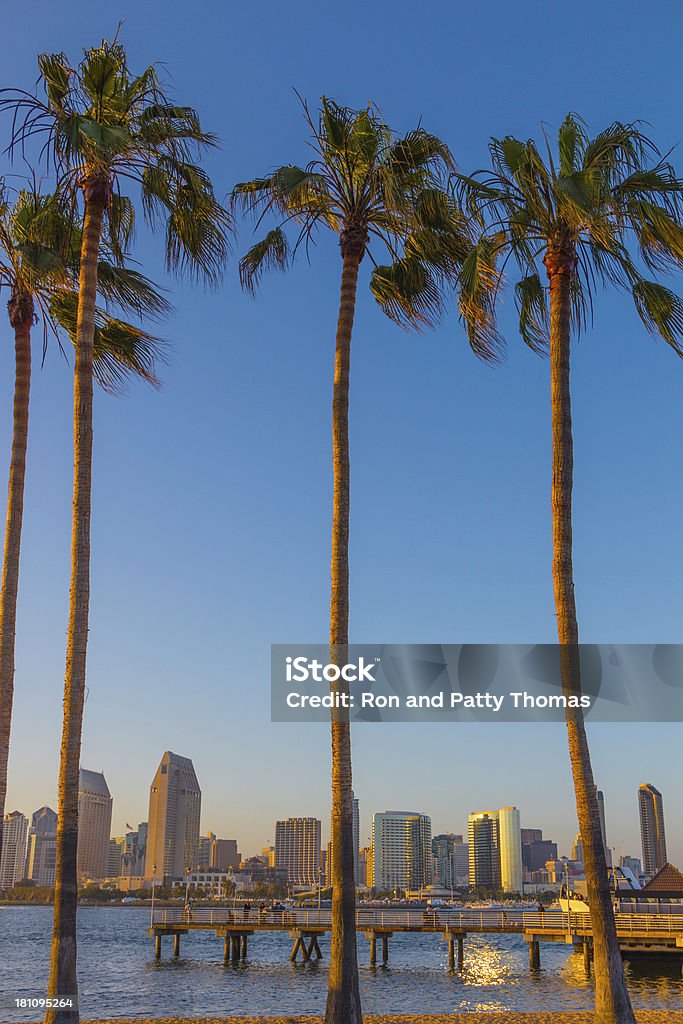Skyline von San Diego, Kalifornien, Tel. - Lizenzfrei San Diego Stock-Foto