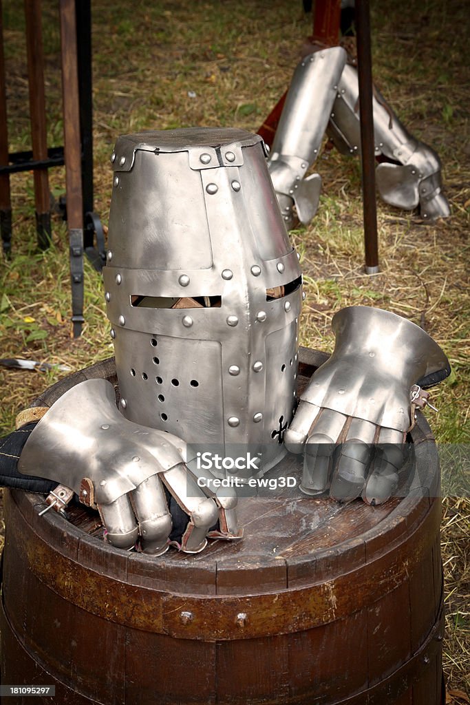 Guerreiro Medieval de equipamento - Royalty-free Antigo Foto de stock