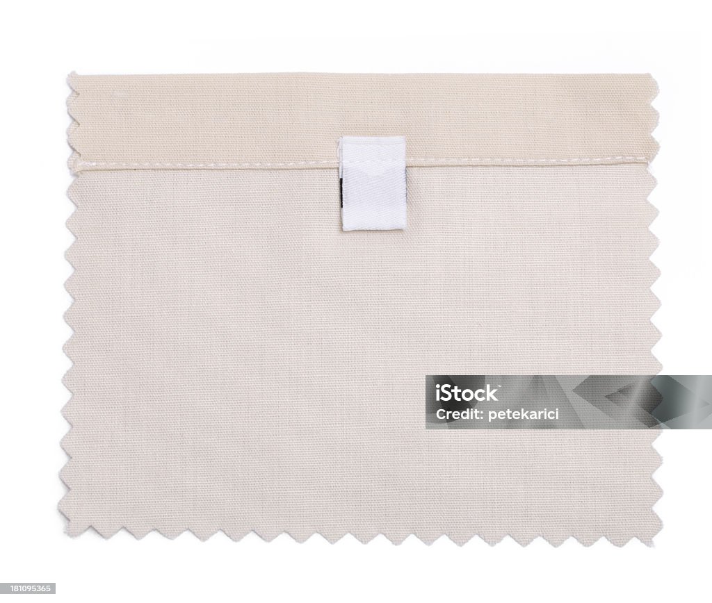Puste etykiety biały Próbka tkaniny - Zbiór zdjęć royalty-free (Bawełna)