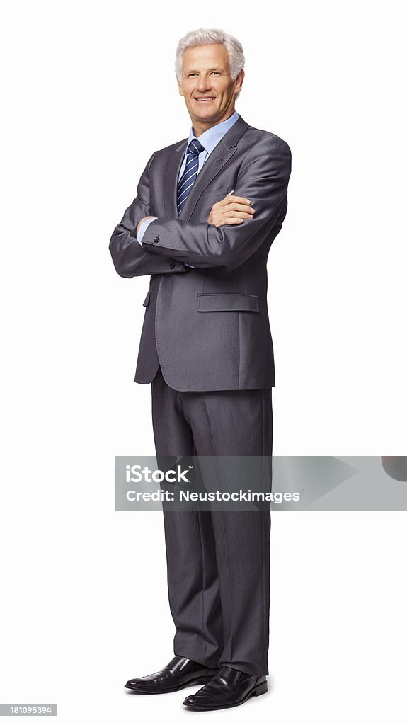 Sénior masculino Business Manager-isolado - Royalty-free Figura para recortar Foto de stock