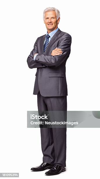 Sénior Masculino Business Managerisolado - Fotografias de stock e mais imagens de Figura para recortar - Figura para recortar, Fato, Homem de Negócios