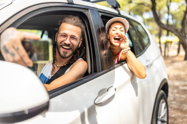 istock Taking selfie on a road trip 1810954000