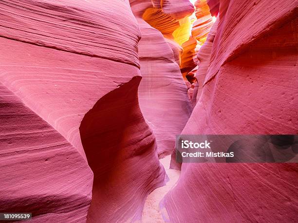 Sandstone Walls Of Antelope Canyon Stock Photo - Download Image Now - Antelope Canyon, Crevice, Nature