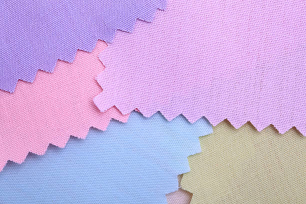 istock Pastel Color Fabric Swatch Background 181095687