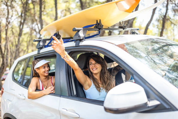 istock Friends on the suumer  road trip 1810959834