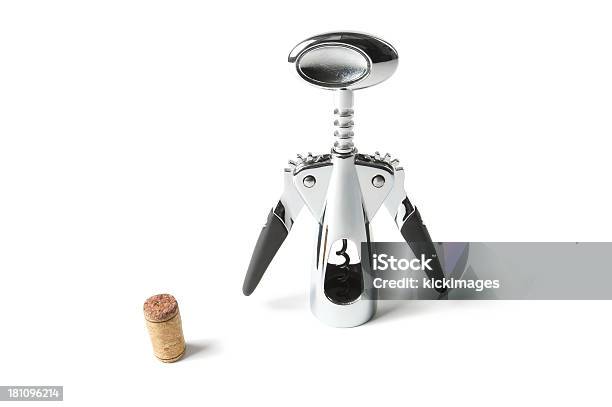 Corkscrew Y Cork Foto de stock y más banco de imágenes de Abierto - Abierto, Abrebotellas, Abrir