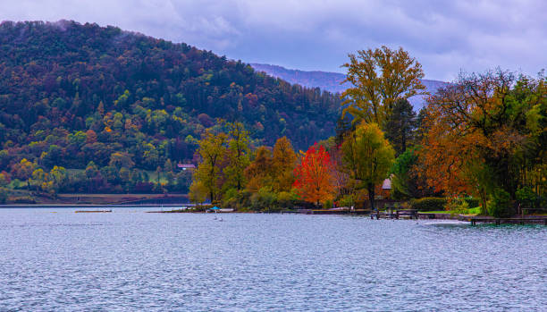 istock Autumnal atmosphere on Lake Annecy 1810968172