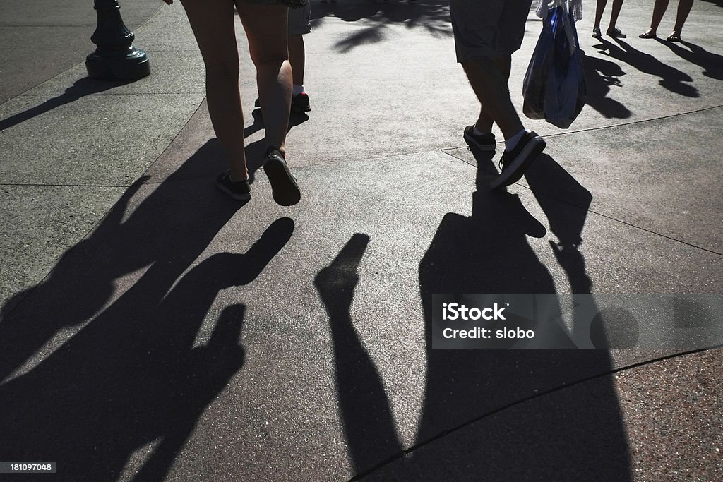 Fin de l'après-midi Shopping en folie - Photo de Contre-jour libre de droits