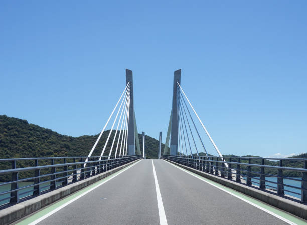 istock Bizensei Ohashi Bridge spanning Hinase Bay (Bizen City, Okayama Prefecture) 1810971828