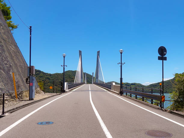 istock Bizensei Ohashi Bridge spanning Hinase Bay (Bizen City, Okayama Prefecture) 1810971829