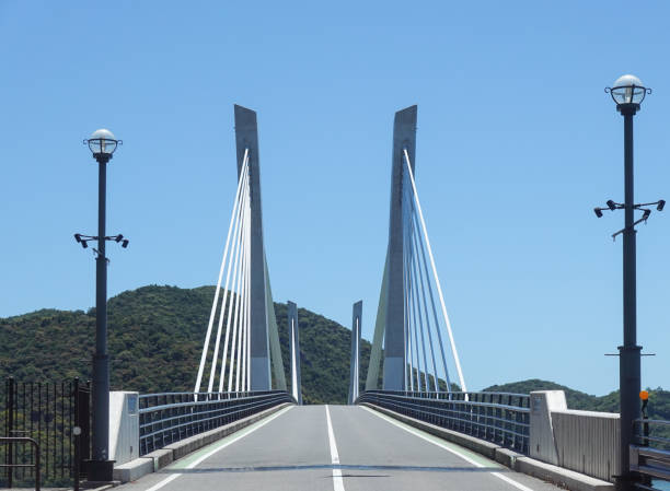 istock Bizensei Ohashi Bridge spanning Hinase Bay (Bizen City, Okayama Prefecture) 1810971830