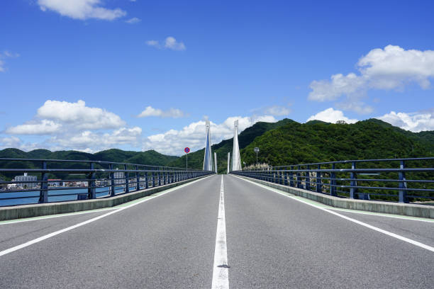 istock Bizensei Ohashi Bridge spanning Hinase Bay (Bizen City, Okayama Prefecture) 1810972677