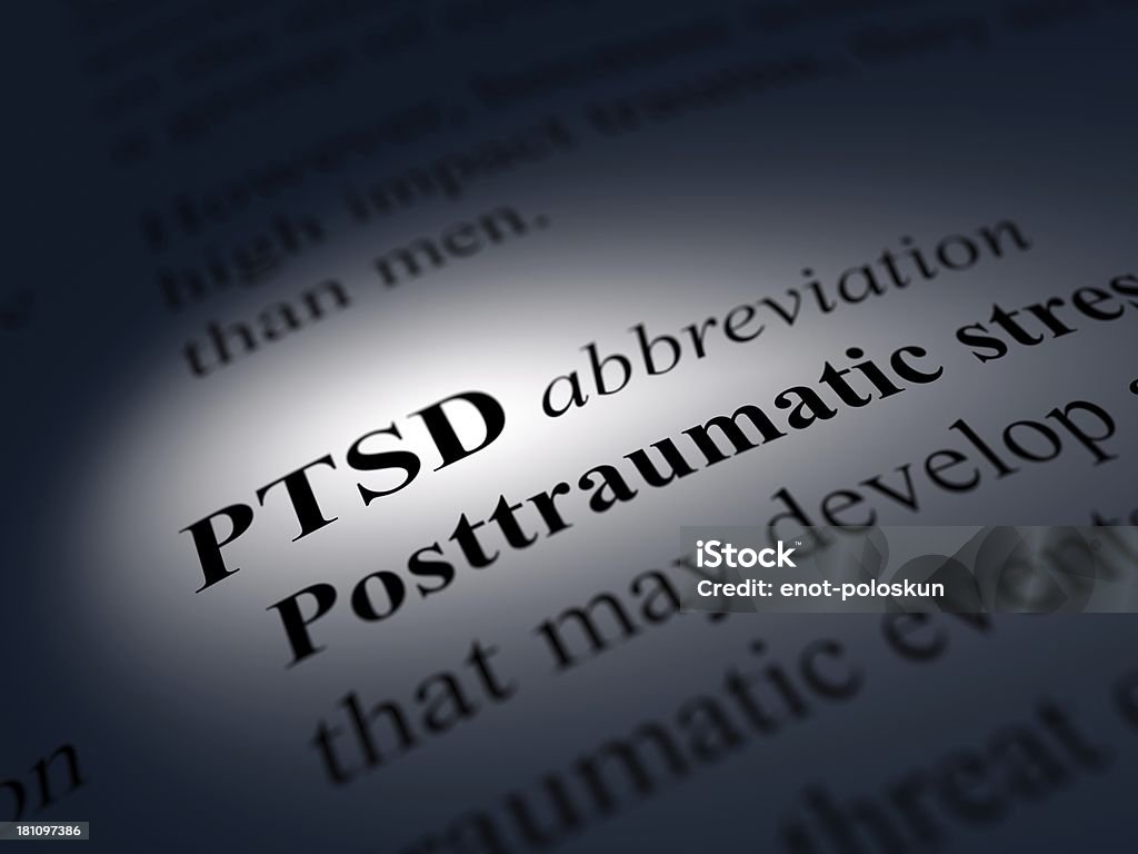 ptsd definition of Post Traumatic Stress Disorder Post-traumatic stress disorder Stock Photo