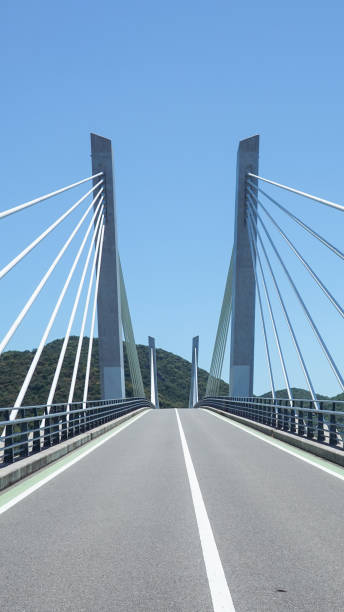 istock Bizensei Ohashi Bridge spanning Hinase Bay (Bizen City, Okayama Prefecture) 1810973990