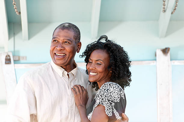 istock African-american couple in holiday 181097498