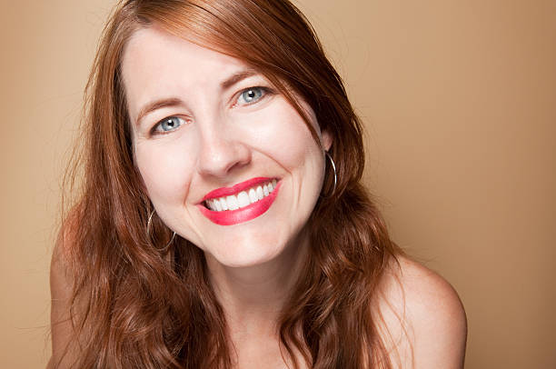 istock Smiling Woman With Long Hair 181098197